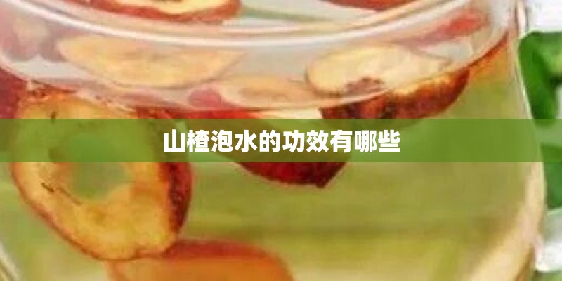 山楂泡水的功效有哪些