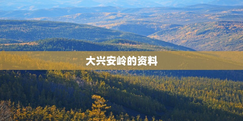大兴安岭的资料