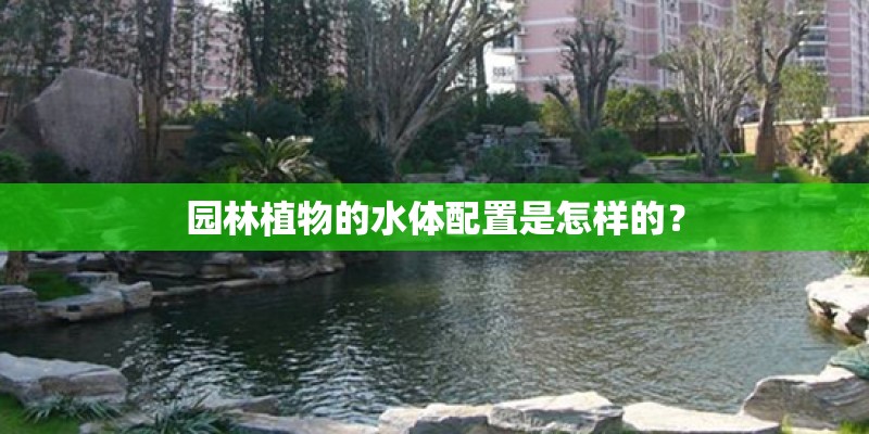 园林植物的水体配置是怎样的？